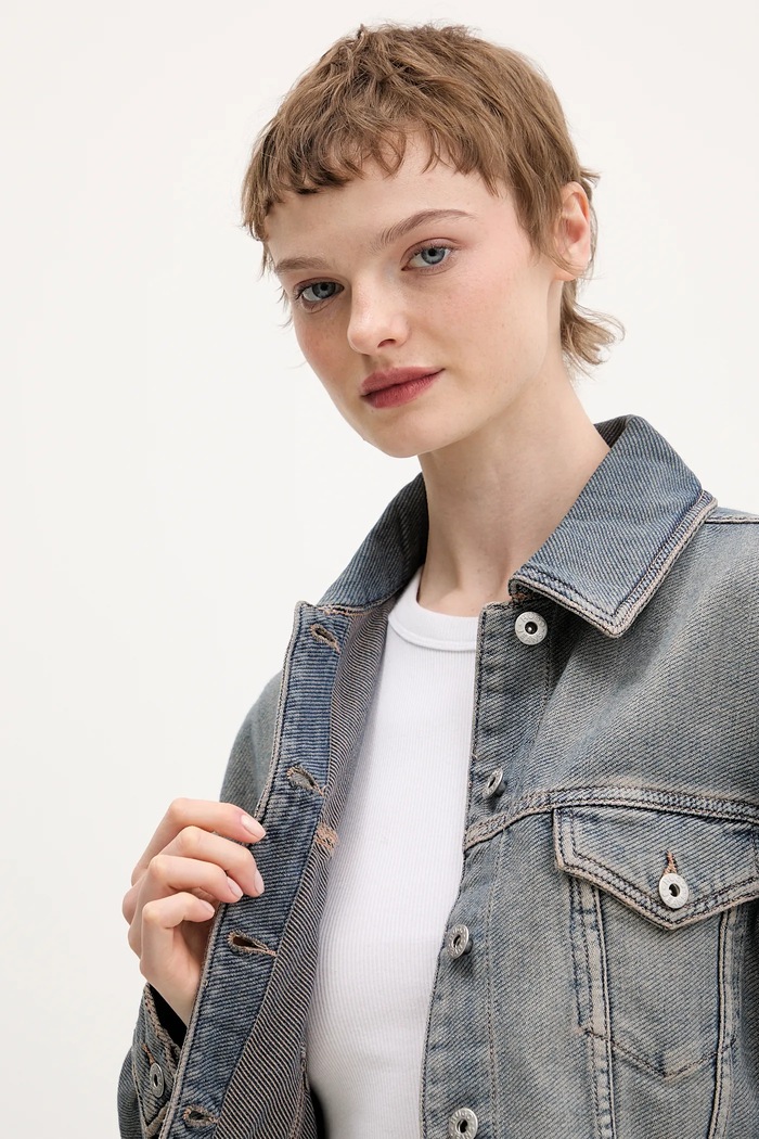 Τζιν μπουφάν Hugo Blue Galatea_B 50553000