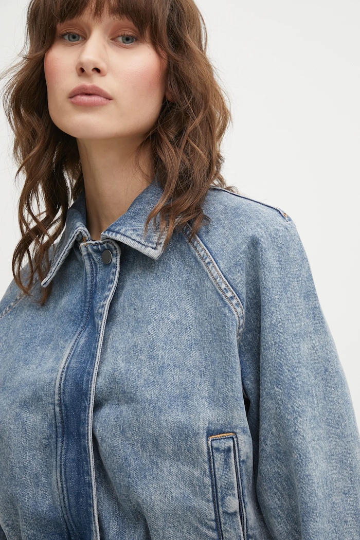 Jeans jakna Hugo Blue Gibiusa_B modra 50553022