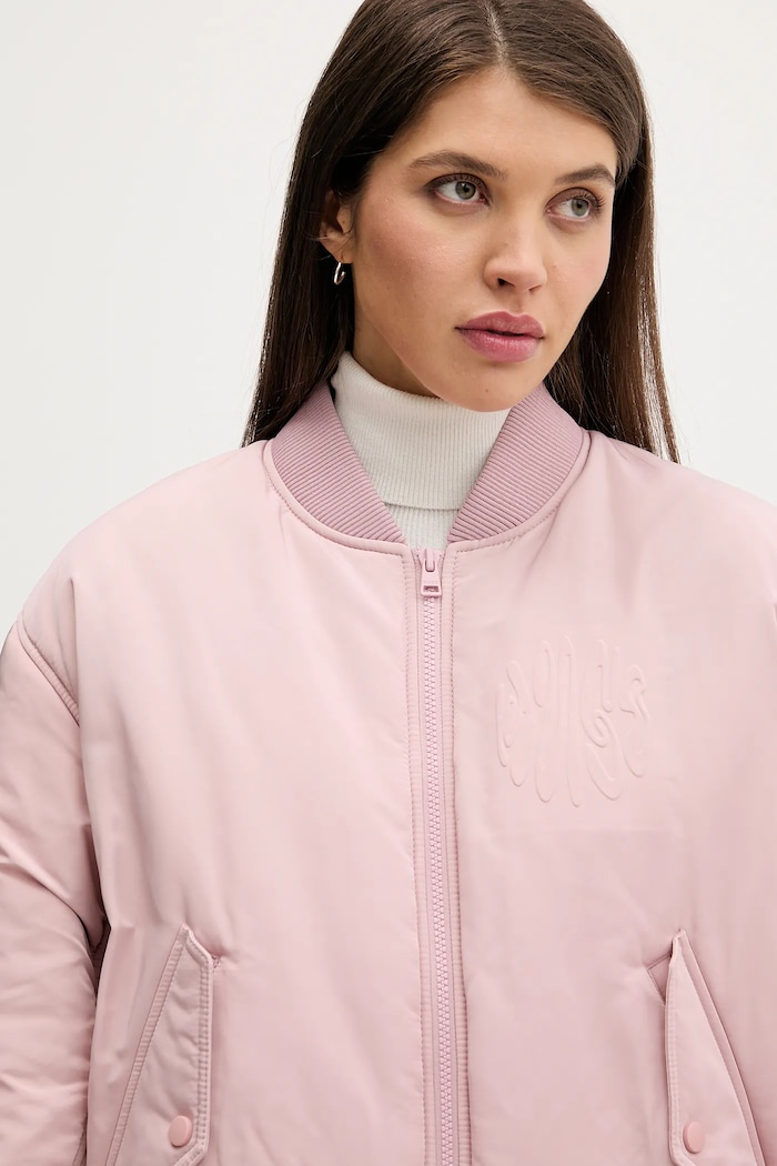 Μπουφάν bomber Hugo Blue Cara-Valentine ροζ 50550702