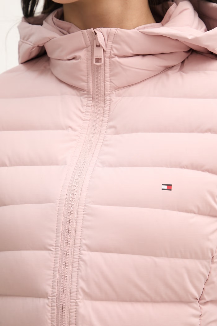 Tommy Hilfiger Geacă cu puf damska WW0WW47753 roz