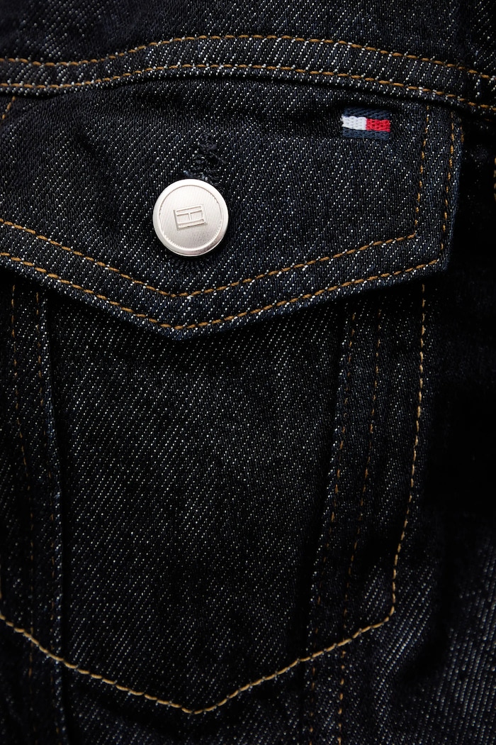 Τζιν μπουφάν Tommy Hilfiger WW0WW49523 σκούρο μπλε