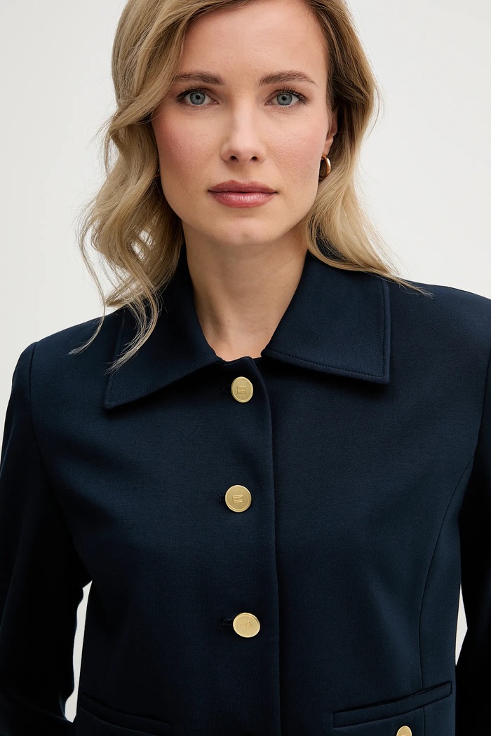 Tommy Hilfiger rövid kabát sötétkék WW0WW49830
