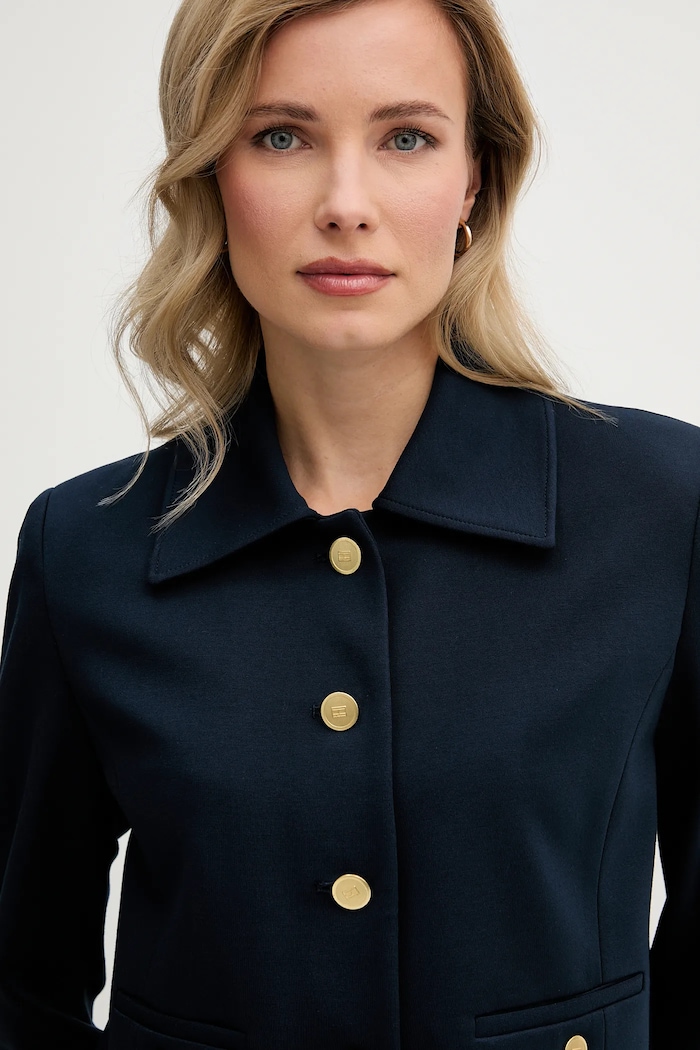Tommy Hilfiger rövid kabát sötétkék WW0WW49830
