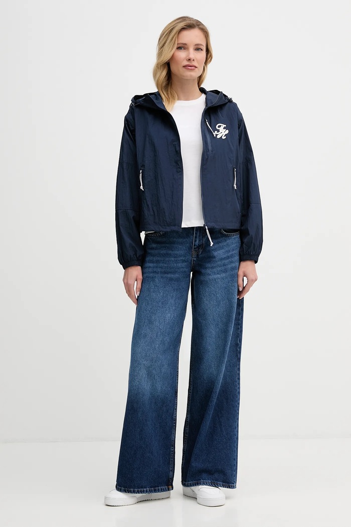 Tommy Hilfiger rövid kabát WW0WW47769 sötétkék SS26