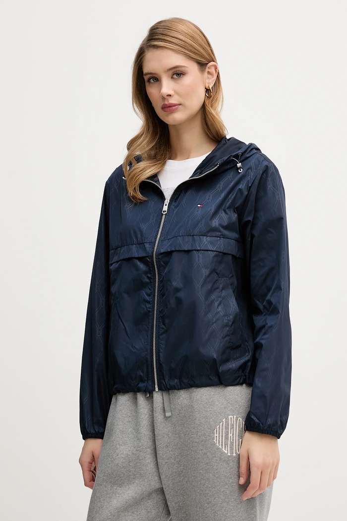 Bunda Tommy Hilfiger nezateplené námořnická modř WW0WW48001