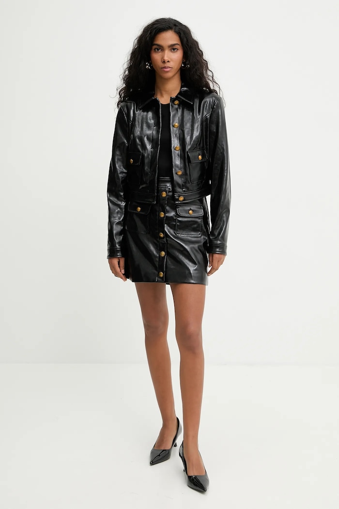 Μπουφάν Guess BLANDINE W6RL21.WJ620 μαύρο SS26