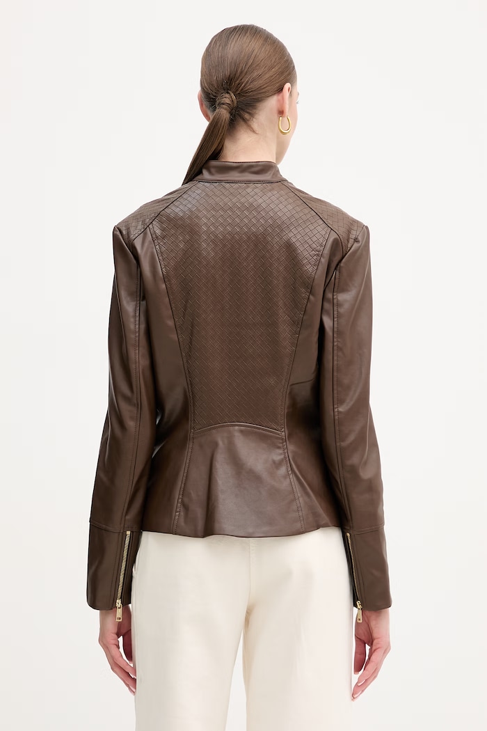 Oblečení Křivák Guess CLAUDINE W6RL52.WL850 hnědá