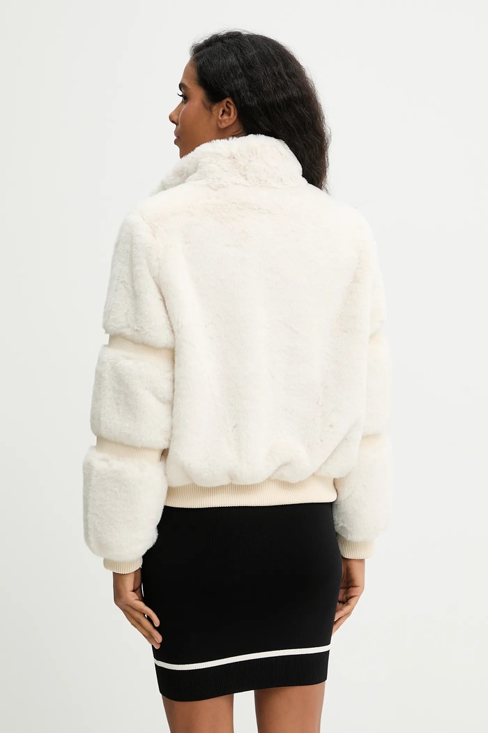 Ρούχα Μπουφάν Guess W6RL64.WL790 μπεζ