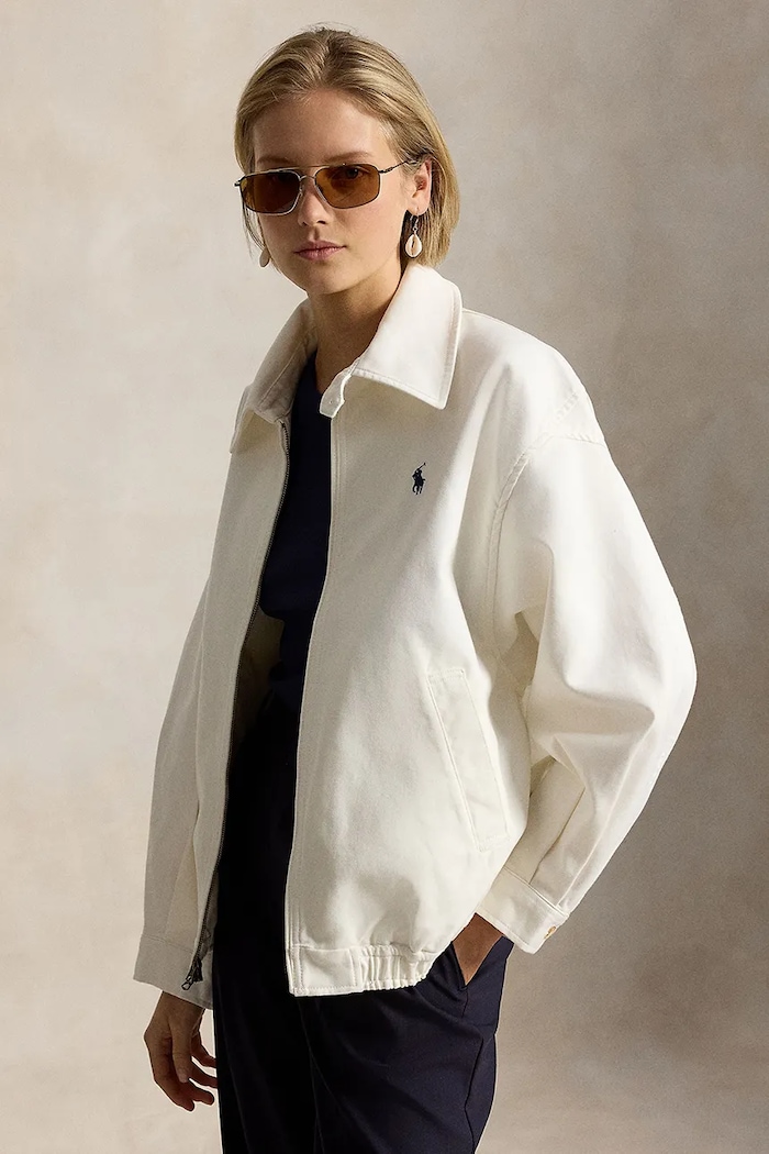 Bunda Polo Ralph Lauren oversize béžová 211A96311