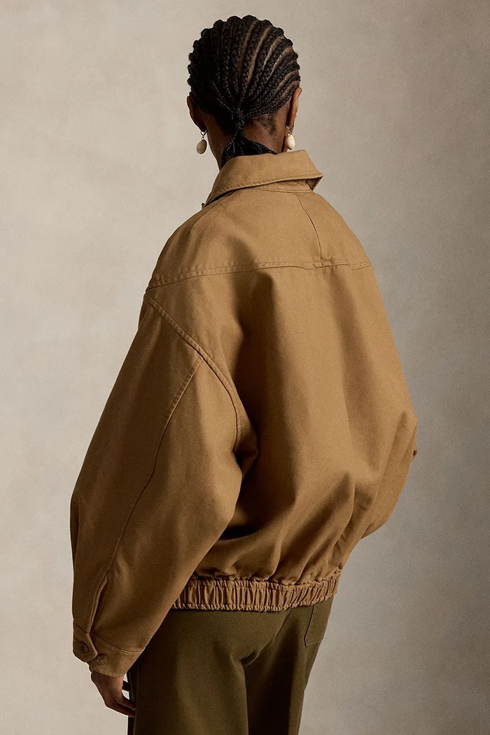 Bomber jakna Polo Ralph Lauren 211A96311 bež SS26