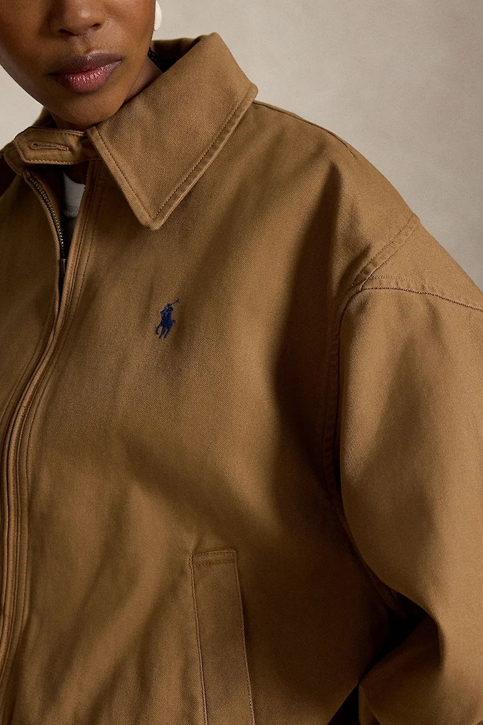 Bomber jakna Polo Ralph Lauren bež 211A96311