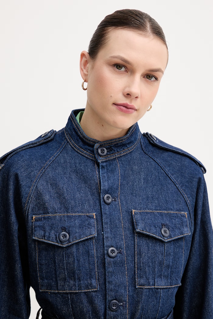 Τζιν μπουφάν Polo Ralph Lauren μπλε 211A96316
