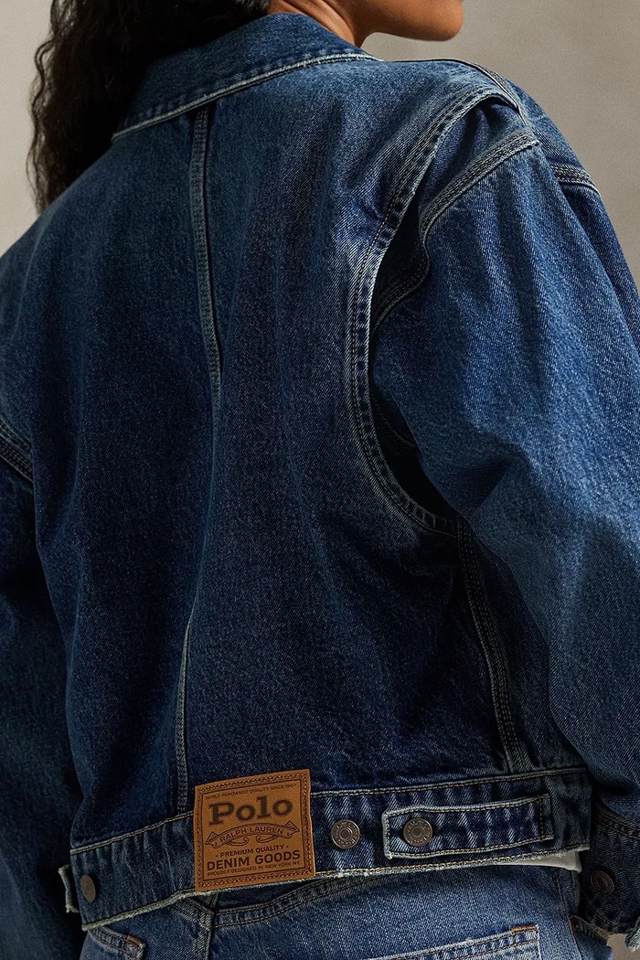 Τζιν μπουφάν Polo Ralph Lauren 211A93907 μπλε