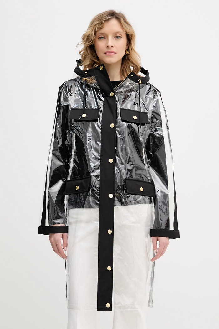 Bunda Karl Lagerfeld CLEAR FASHION nezateplené priesvitná B1W15039