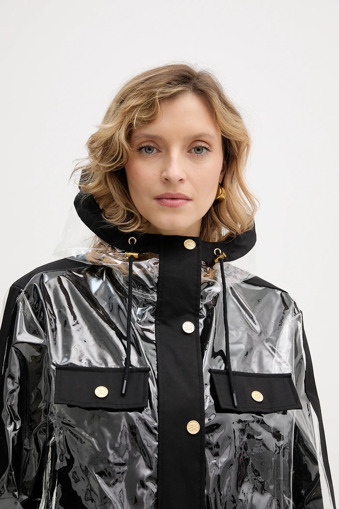 Bunda Karl Lagerfeld CLEAR FASHION priesvitná B1W15039