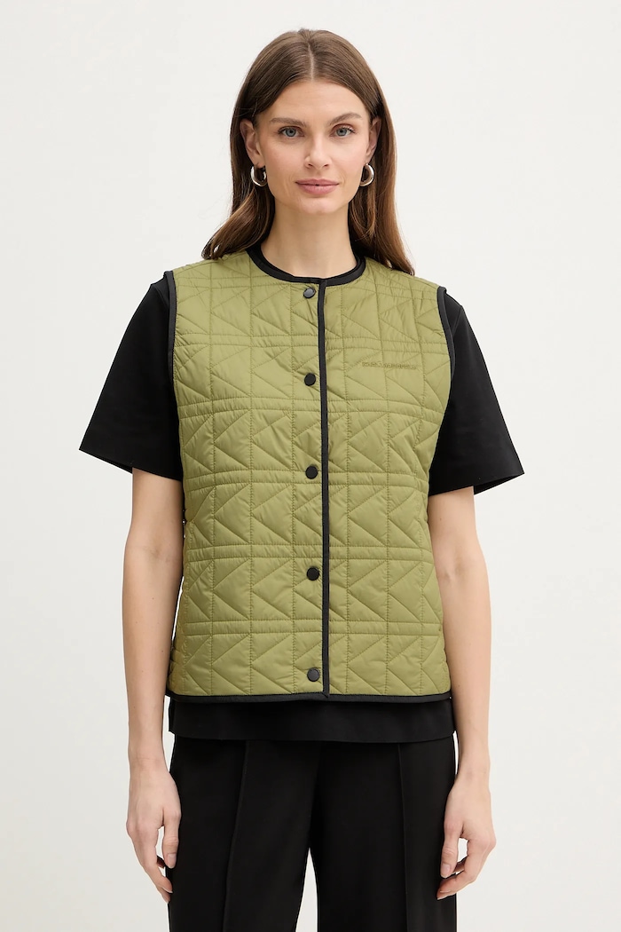 Vesta Karl Lagerfeld K QUILT jemné zateplenie zelená B1W15042
