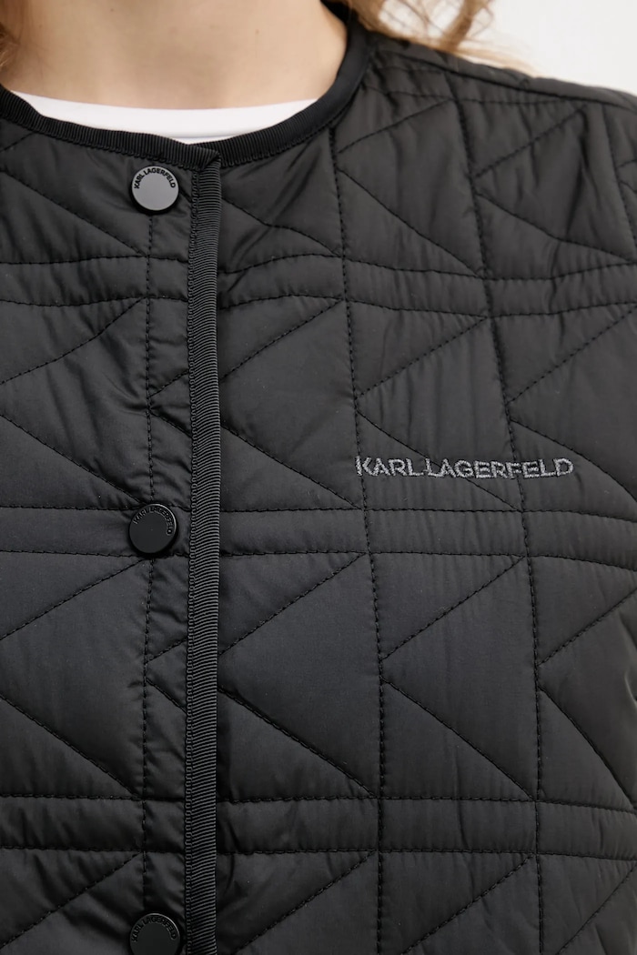 Karl Lagerfeld vestă K QUILT B1W15042 negru