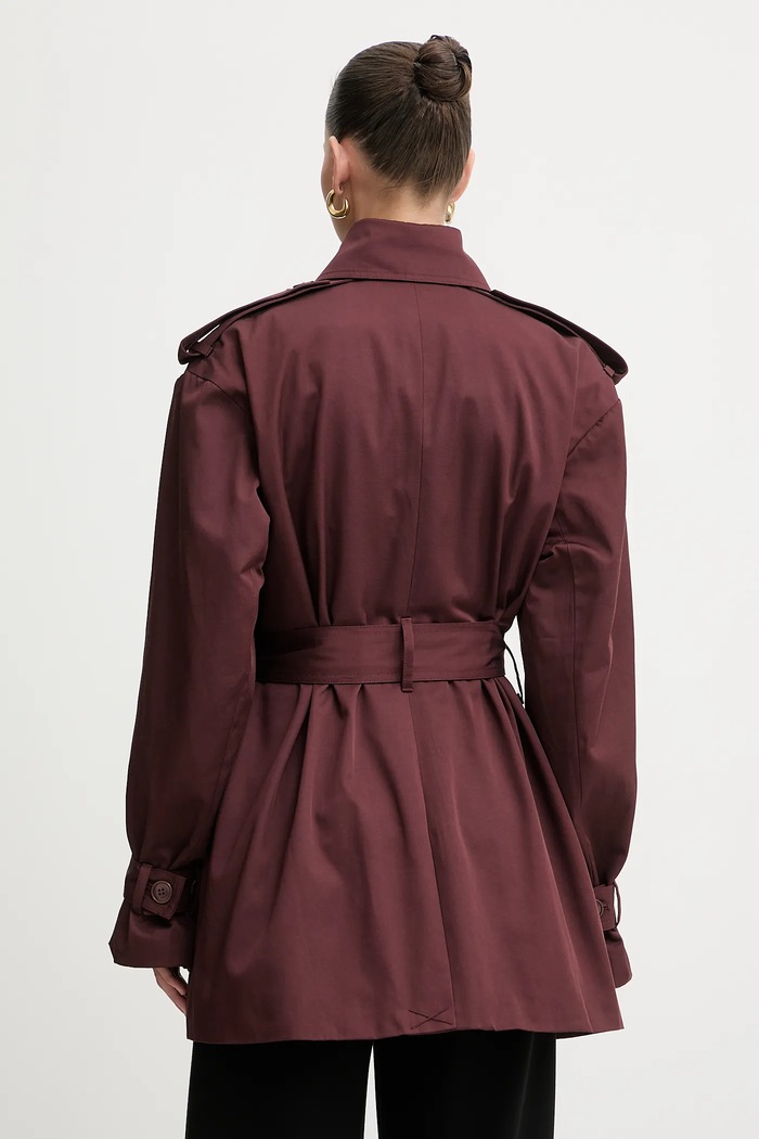 Abbigliamento Bardot trench 60242JB granata