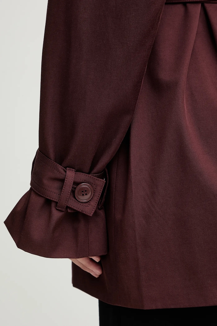 Bardot trench 60242JB granata