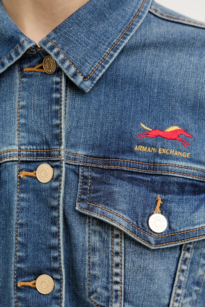 Traper jakna Armani Exchange XW001852.AF12175 mornarsko plava