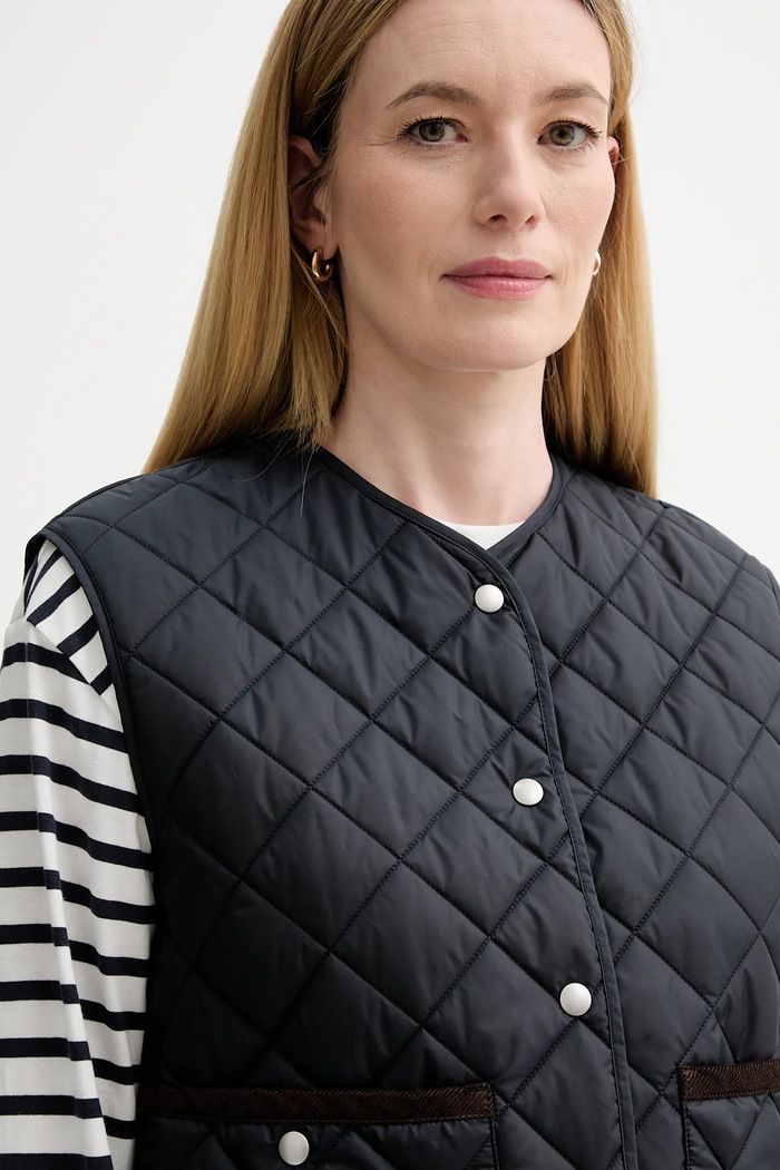 Marc O'Polo vestă bleumarin 5000010657