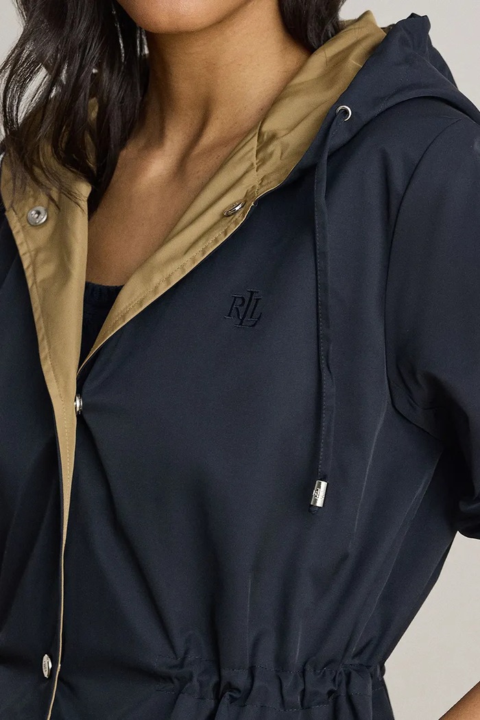 Obojstranná bunda Lauren Ralph Lauren tmavomodrá 297956127