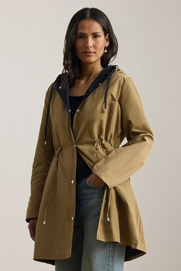 Obojstranná bunda Lauren Ralph Lauren 297956127 tmavomodrá
