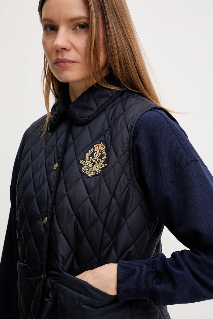 Lauren Ralph Lauren vestă bleumarin 297P10887