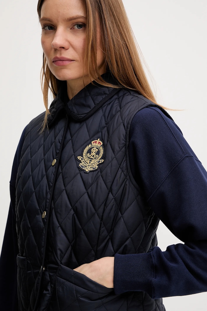 Lauren Ralph Lauren vestă bleumarin 297P10887