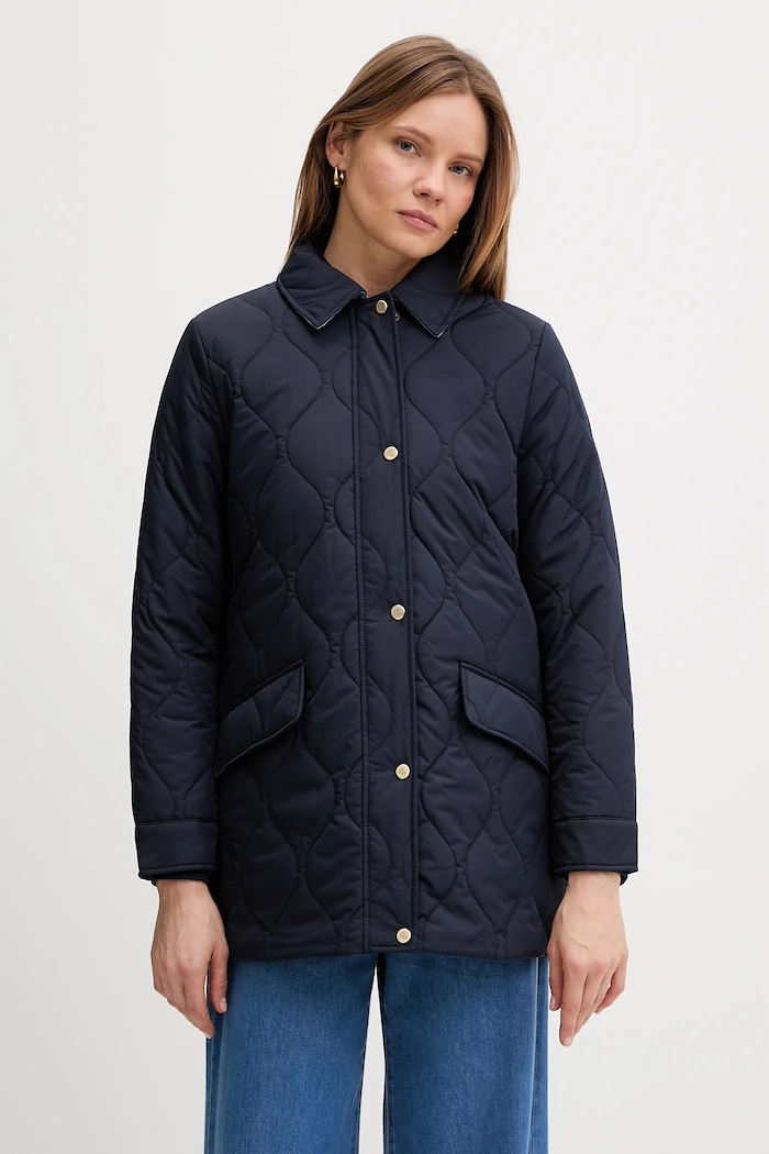 Bunda Lauren Ralph Lauren jemné zateplenie tmavomodrá 297P10890