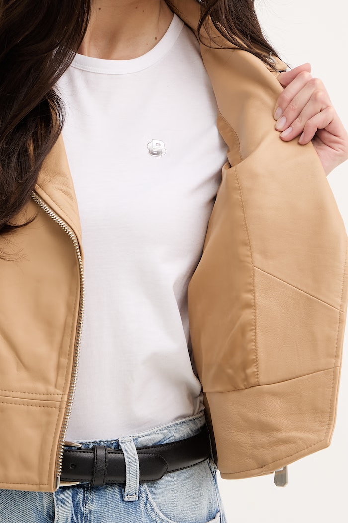 Kožená bunda Pinko 106247.A32I