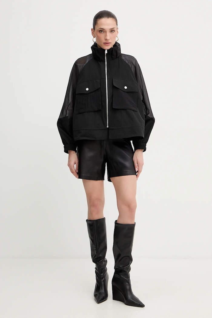 Μπουφάν Pinko 106592.A325 μαύρο SS26