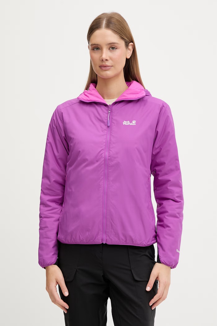 Jack Wolfskin kurtka dwustronna damska Trail Light Ins 2in1 A65868 fioletowy SS26