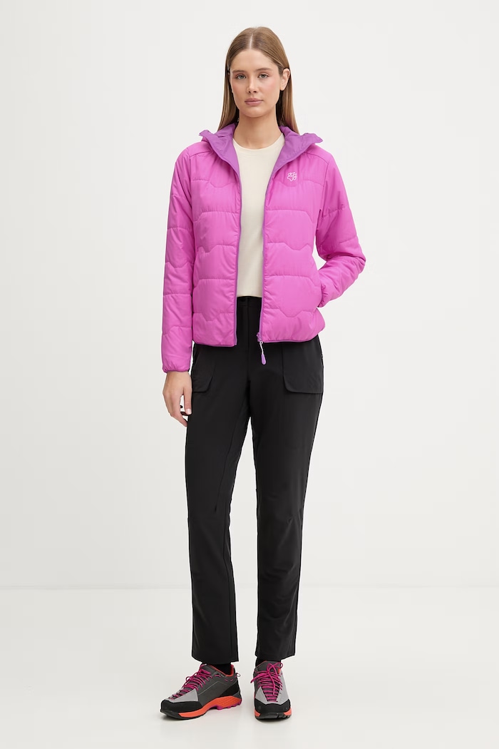Odzież Jack Wolfskin kurtka dwustronna damska Trail Light Ins 2in1 A65868 fioletowy