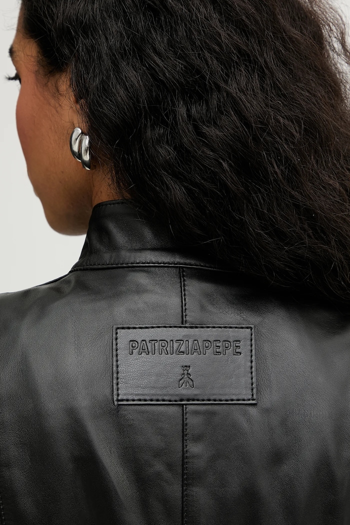 Μπουφάν Patrizia Pepe CO0001.L1HZ μαύρο