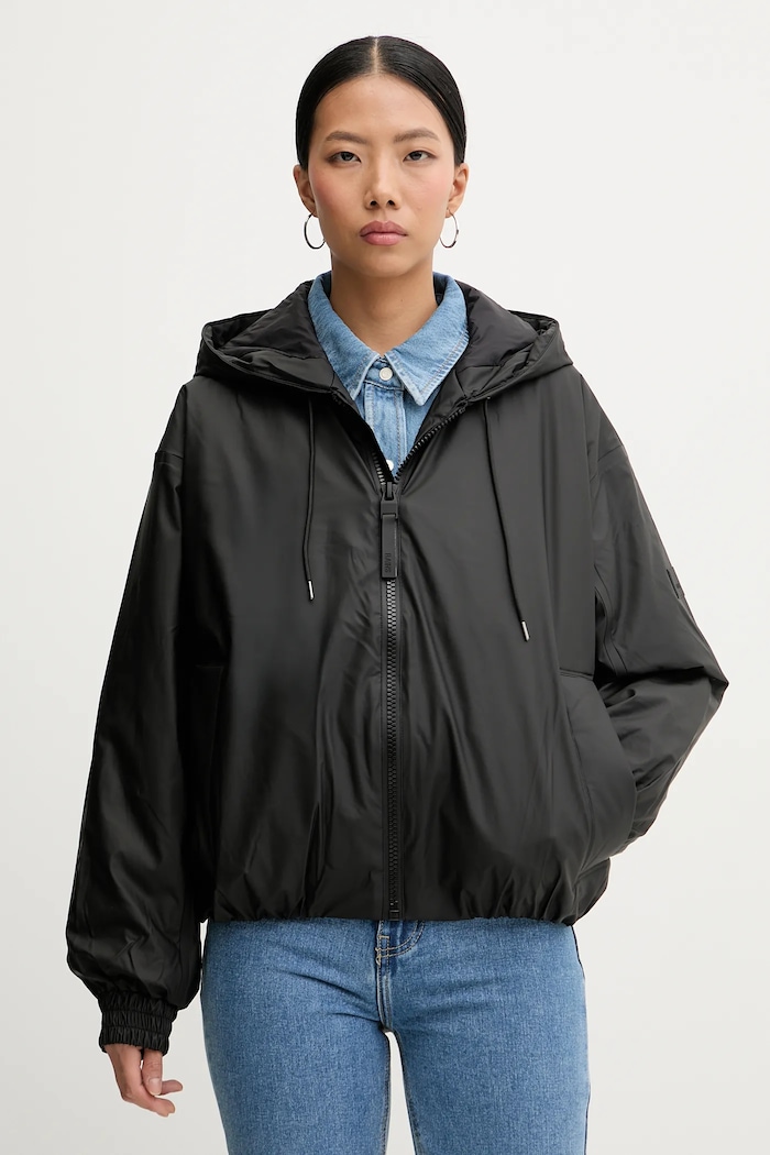 Μπουφάν Rains 17290 Lohja Bomber Jacket W3T1 άλλο μαύρο 17290.01