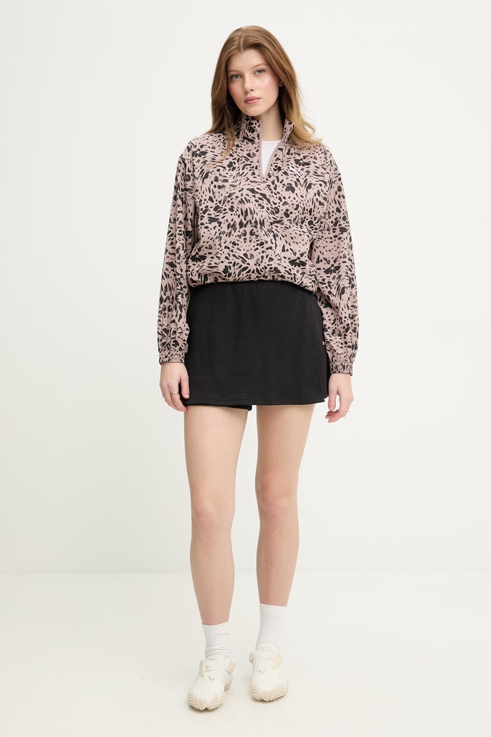Puma mikina dámska Essential graphic animal 692465 hnedá SS26