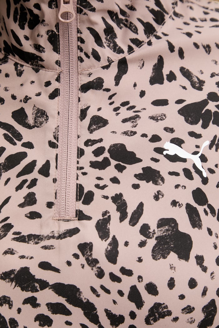 Puma mikina dámska Essential graphic animal 692465 hnedá
