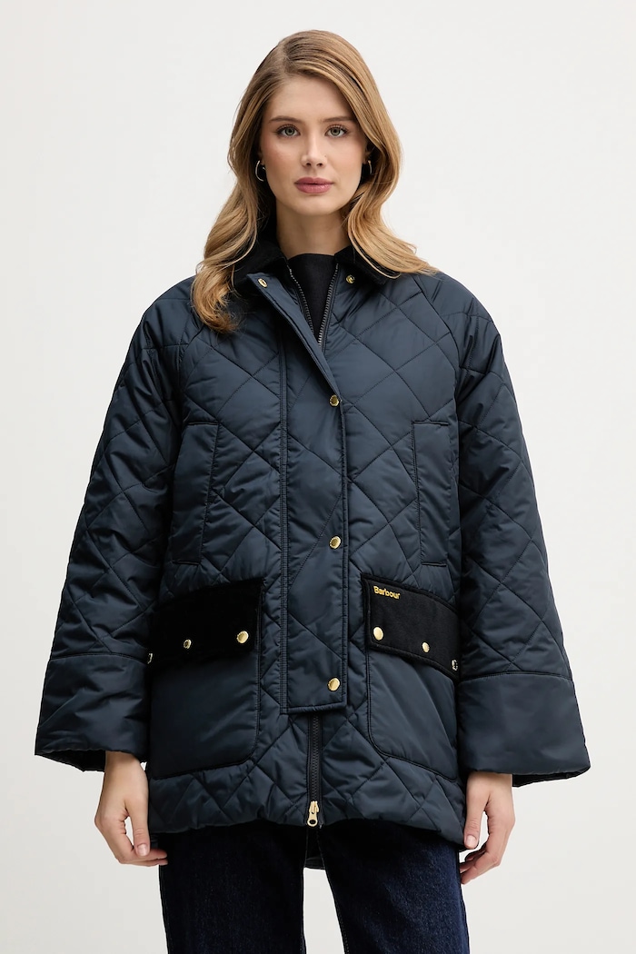 Barbour giacca Aldburgh transitorio blu navy LQU1885