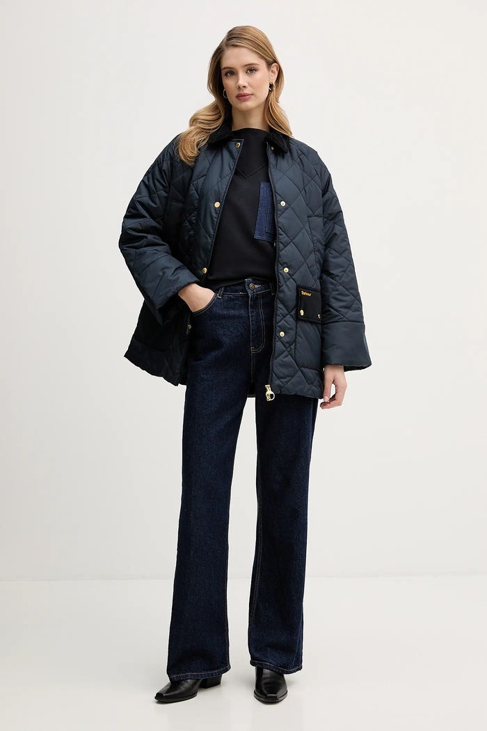 Barbour giacca Aldburgh LQU1885 blu navy SS26