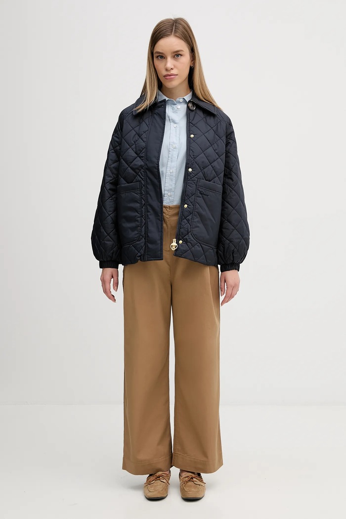 Bunda Barbour Laoise LQU1886 námořnická modř SS26
