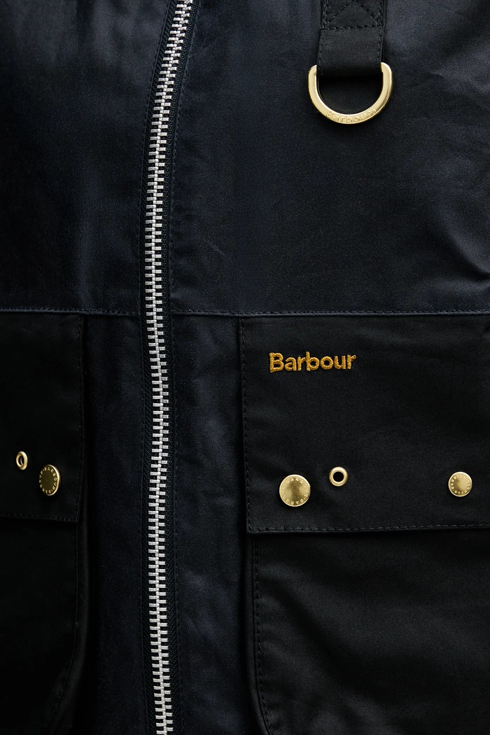 Barbour giacca in cotone Kearton LWX1518 blu navy