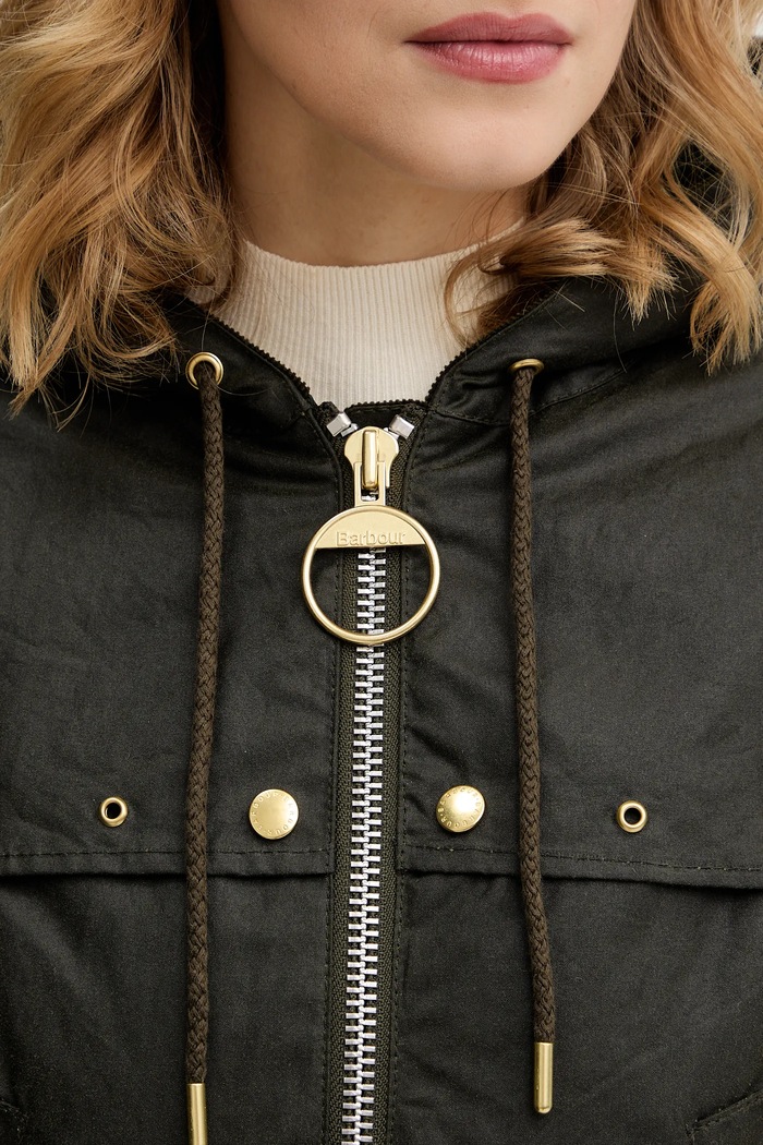 Бавовняна куртка Barbour Aberford LWX1520 зелений