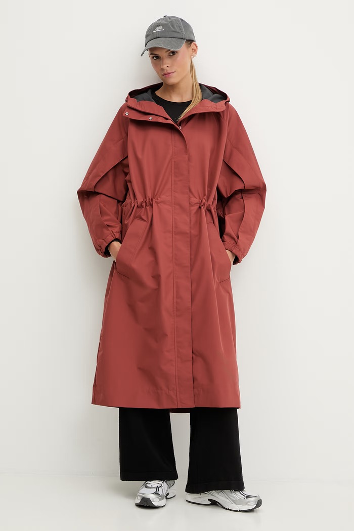 adidas by Stella McCartney geacă de tranziție pentru femei KC2018 maro SS26