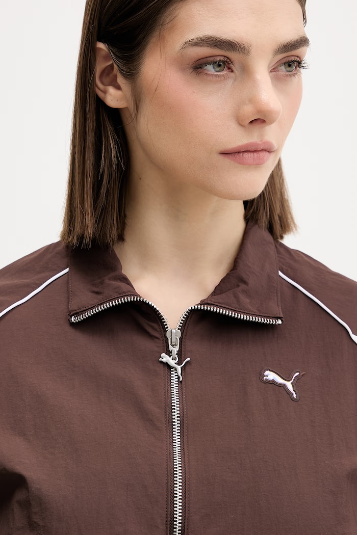 Puma dámska bunda Balloon Sleeve hnedá 634558