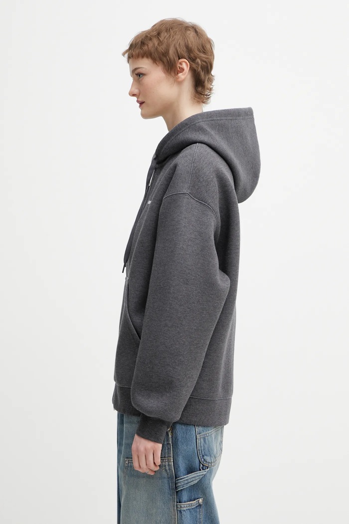 Dukserica Carhartt WIP W Hooded Alda Jacket I036028.0D2XX siva SS26