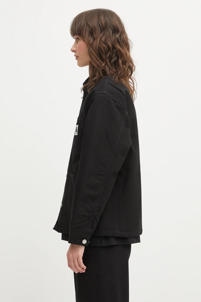 Хлопковая куртка Carhartt WIP W OG Michigan Coat I036315.0 чёрный SS26