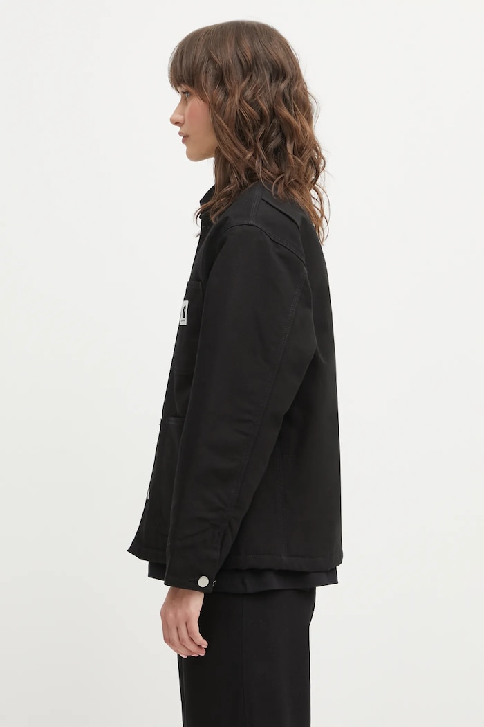 Хлопковая куртка Carhartt WIP W OG Michigan Coat I036315.0 чёрный SS26