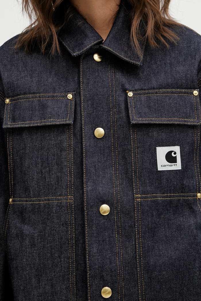 Τζιν μπουφάν Carhartt WIP W OG Arctic Jacket σκούρο μπλε I036316.101