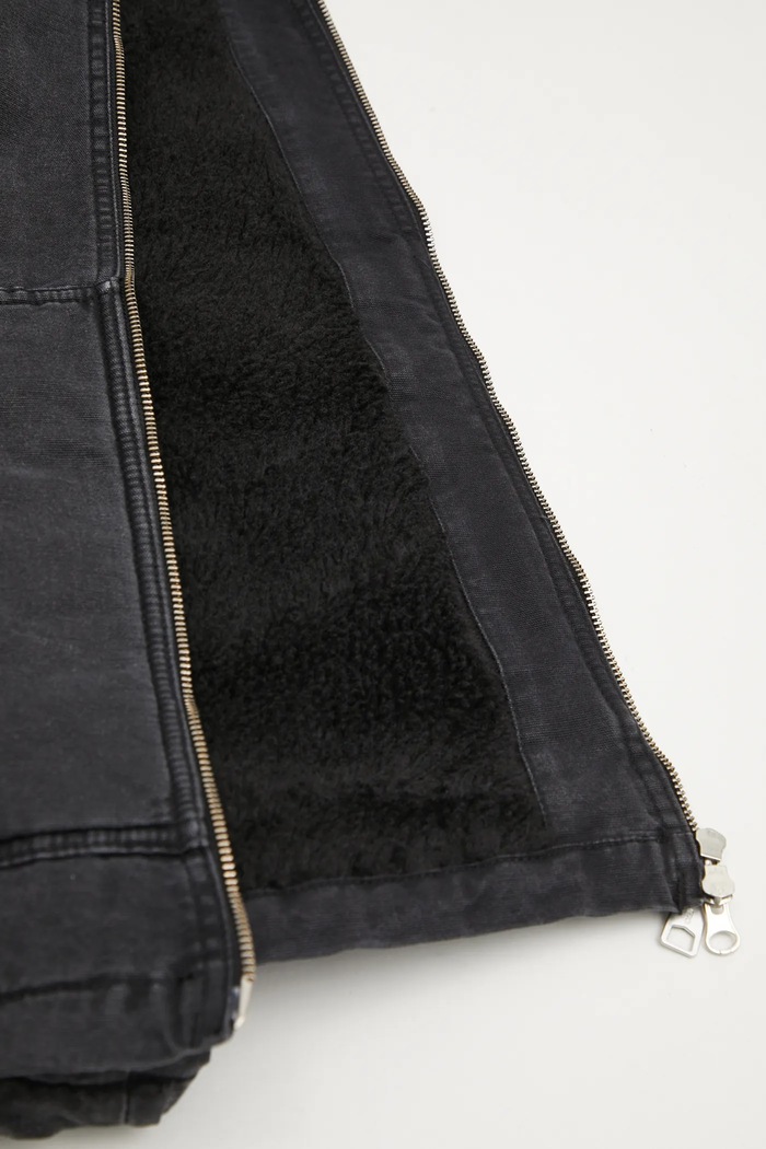 Хлопковая куртка Carhartt WIP W Hooded Mitch Jacket I036317.890J чёрный